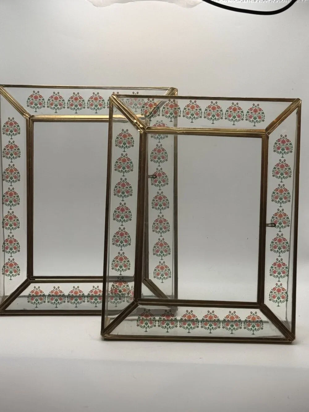 Brass Metal Tabletop Frame Set Made in India